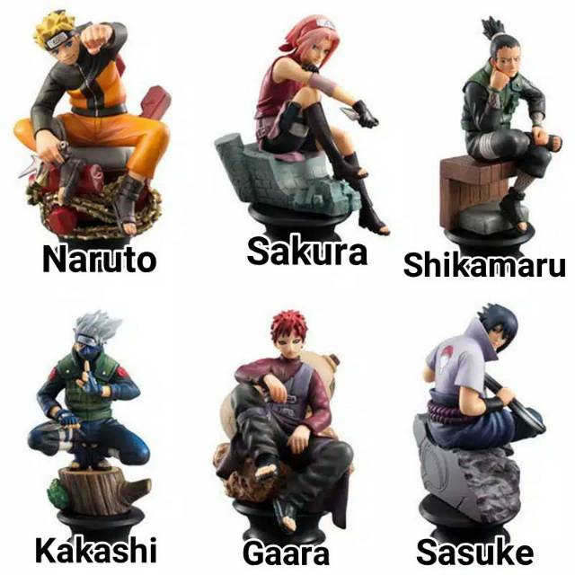 Figure Action Anime Karakter Naruto Shippuden / Hiasan Dashboard Mobil