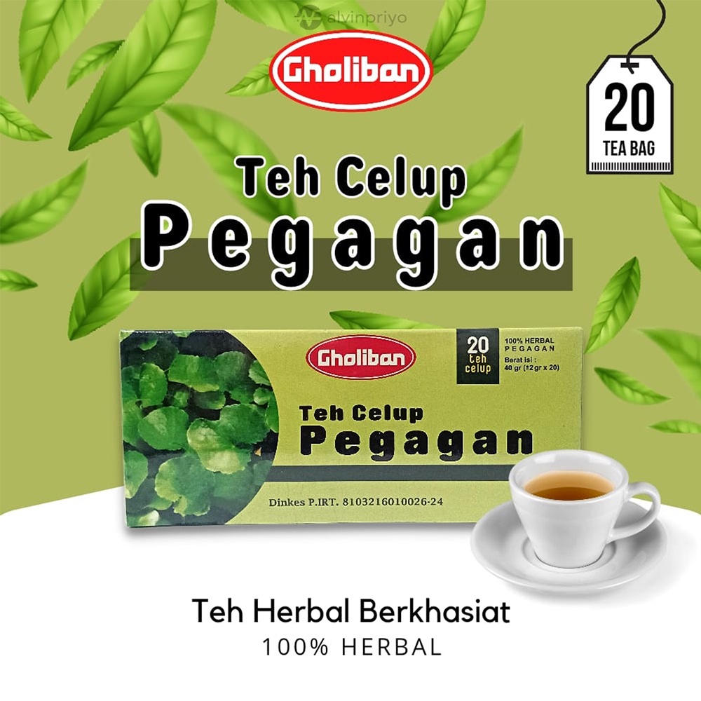 

Teh Celup Pegagan Gholiban isi 20