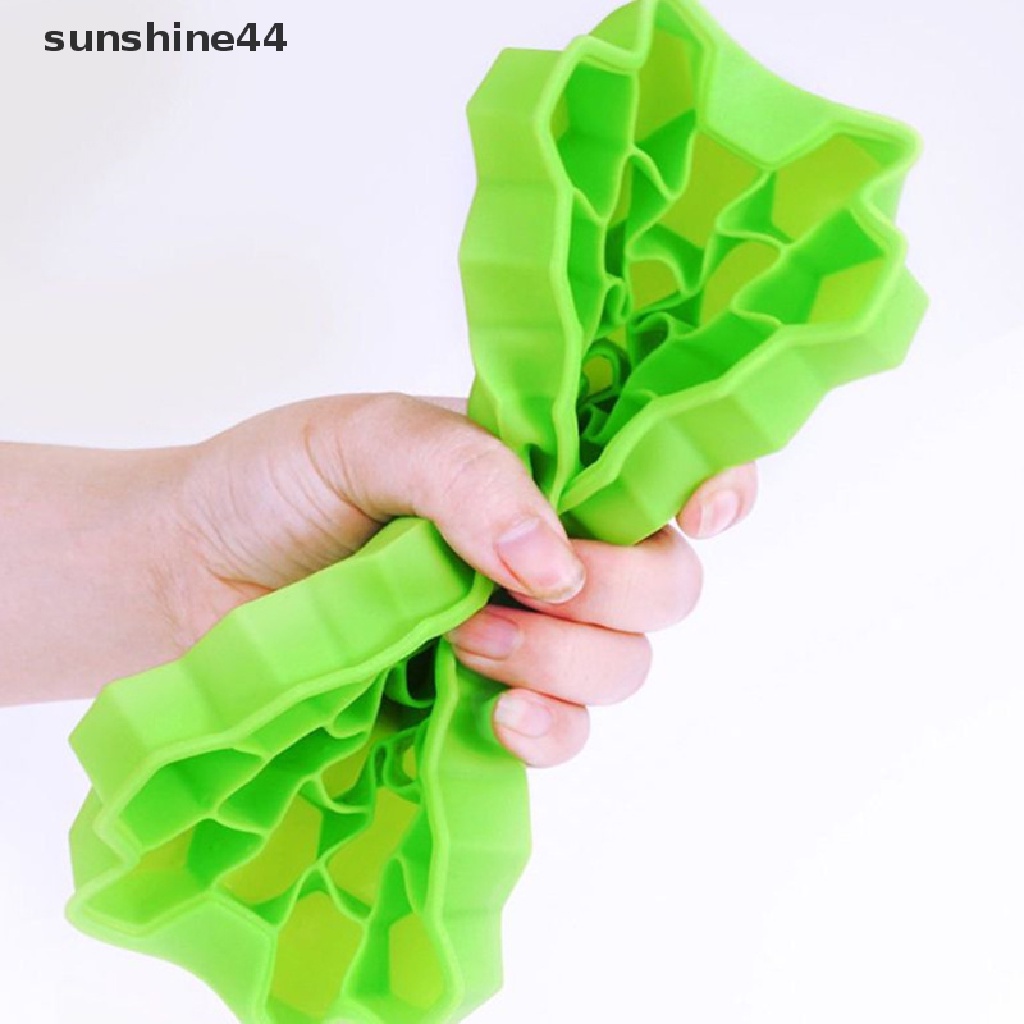 Sunshine Cetakan Es Batu DIY Bentuk Sarang Lebah Bahan Silikon Dengan Tutup