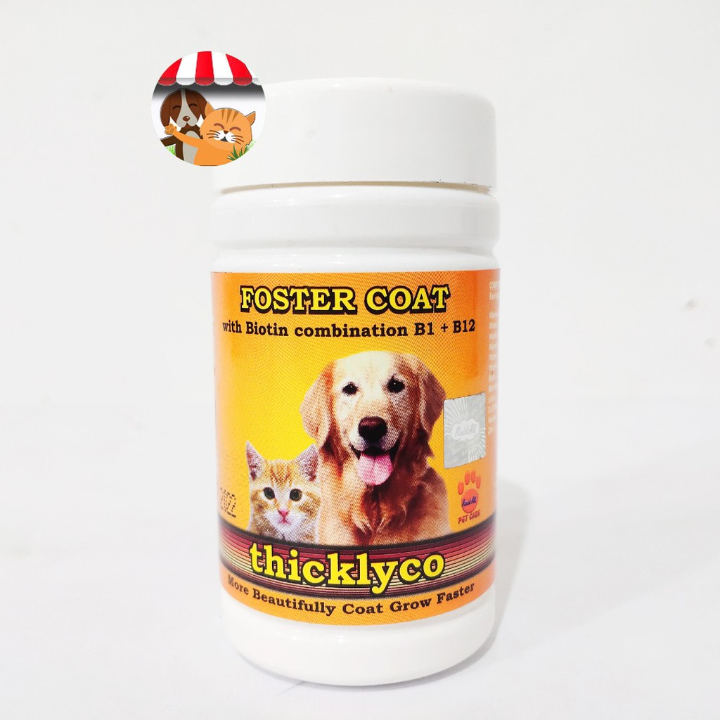 Vitamin Bulu Anjing Kucing Foster Coat Thiclyco Raid All