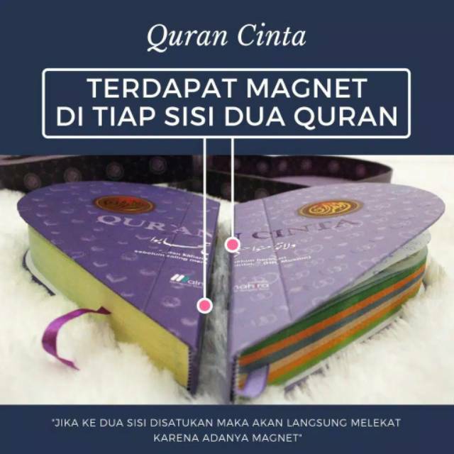 Qur'an Cinta /Qur'an Couple &quot;Cocok Untuk Hantaran Nikahan&quot;