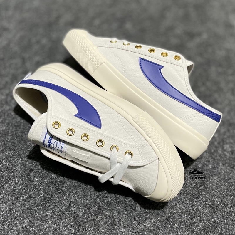 [ORIGINAL] SEPATU COMPASS GAZELLE LOW WHITE BLUE