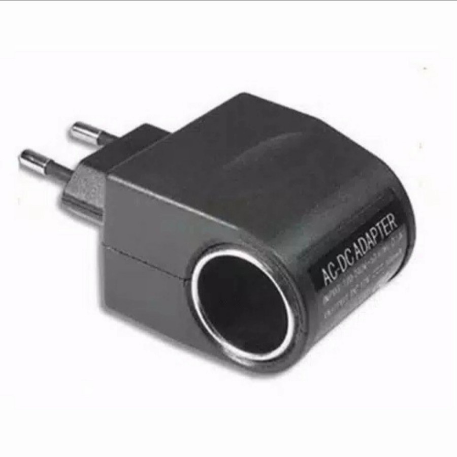 adaptor colokan lighter mobil ke listrik 12v 500Ma adaptor converter