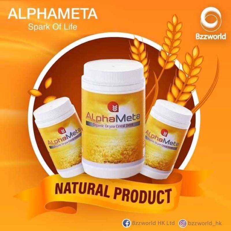 AlphaMeta Ekstrak Beras Merah, Suplemen & Vit cell tubuh - Terapi - Detox - RESMI - ORI