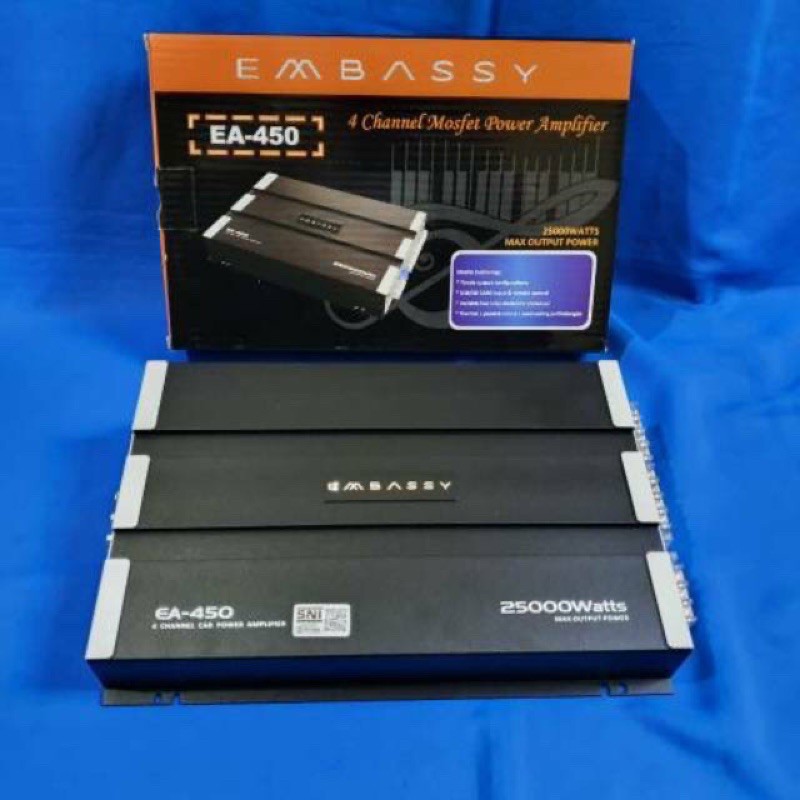 POWER 4 CHANNEL EMBASSY SERI EA 450 25000 WATTS
