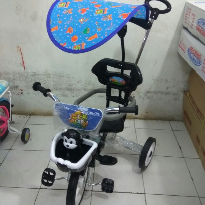 Sepeda Anak Safari Roda Tiga Musik Terbaru Tipe BMX 922