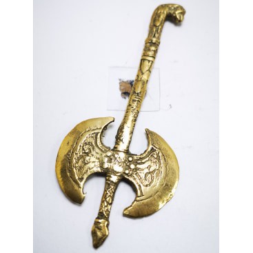 Koleksi Antik Pusaka Kapak 2 Mata Kuningan Barang Antik