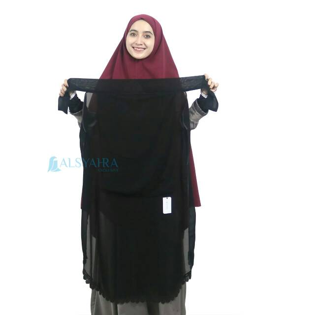 Niqob yaman Al shams sifon jetblack Alsyahra exclusive