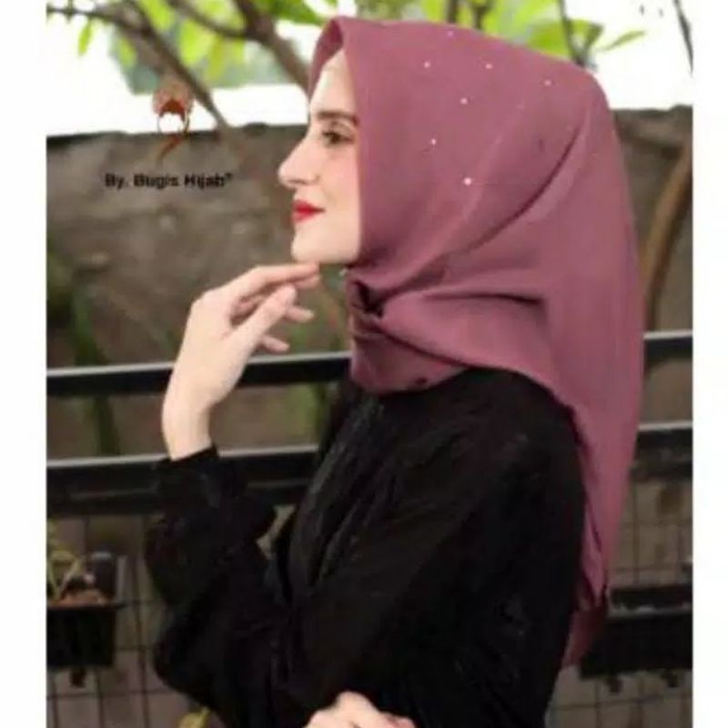 kerudung swarosky original by Bugis hijab