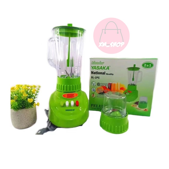 BLENDER 2IN1 GOOD QUALITY BLENDER PLASTIK YASAKA