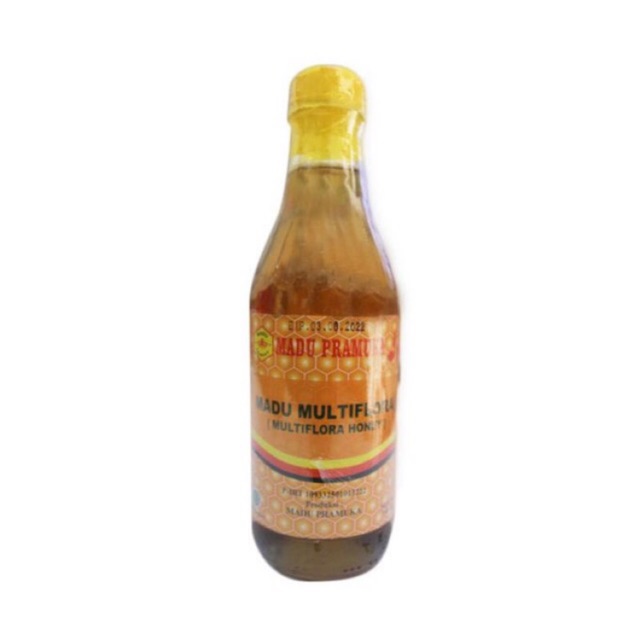 

Madu multiflora 350ml dari madu pramuka