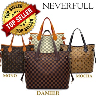 HANDBAGKU TAS LV NEVERFULL DAMIER GROSIR fashion wanita 