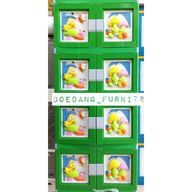 Lemari plastik miami 4 ssn jumbo