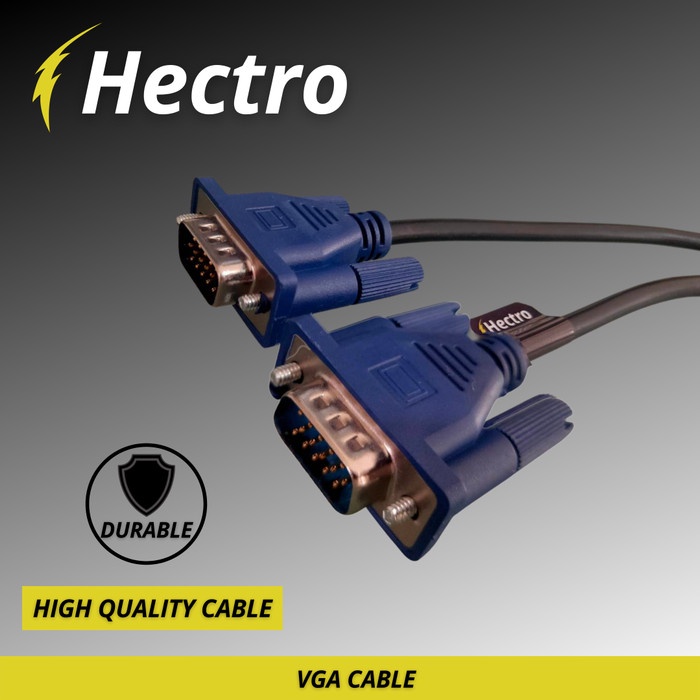 HECTRO KABEL VGA MALE TO MALE (15 pin)