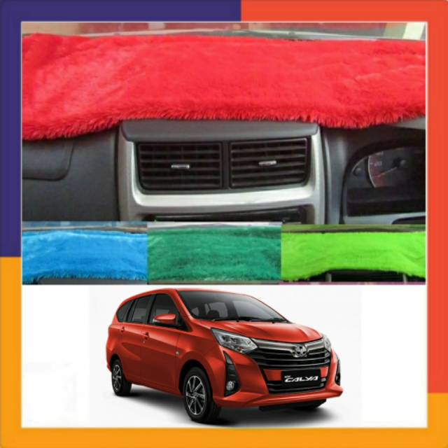 Asesoris cover Dasboard bulu universal mobil Toyota Calya