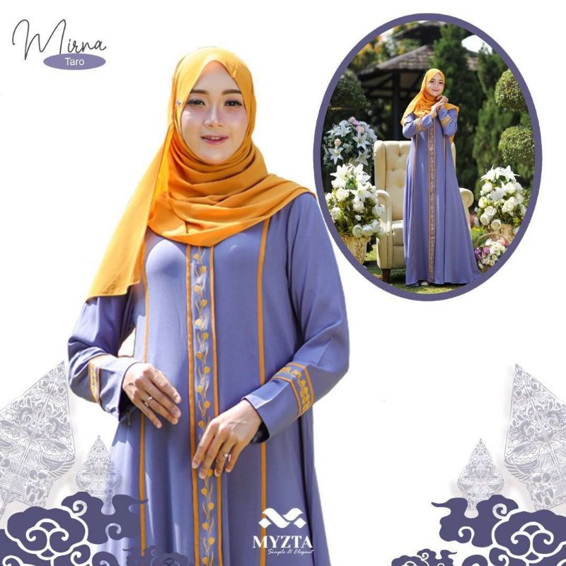mirna taro dress only ory by myzta