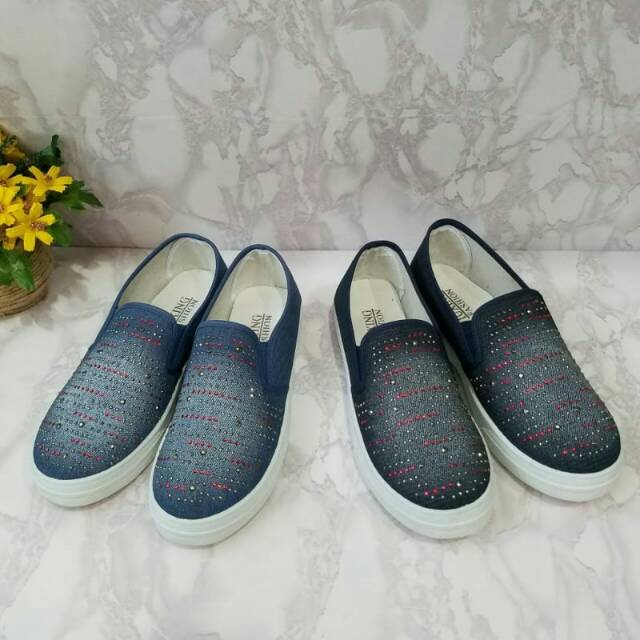 FLAT SHOES JEANS SZ 36-40
