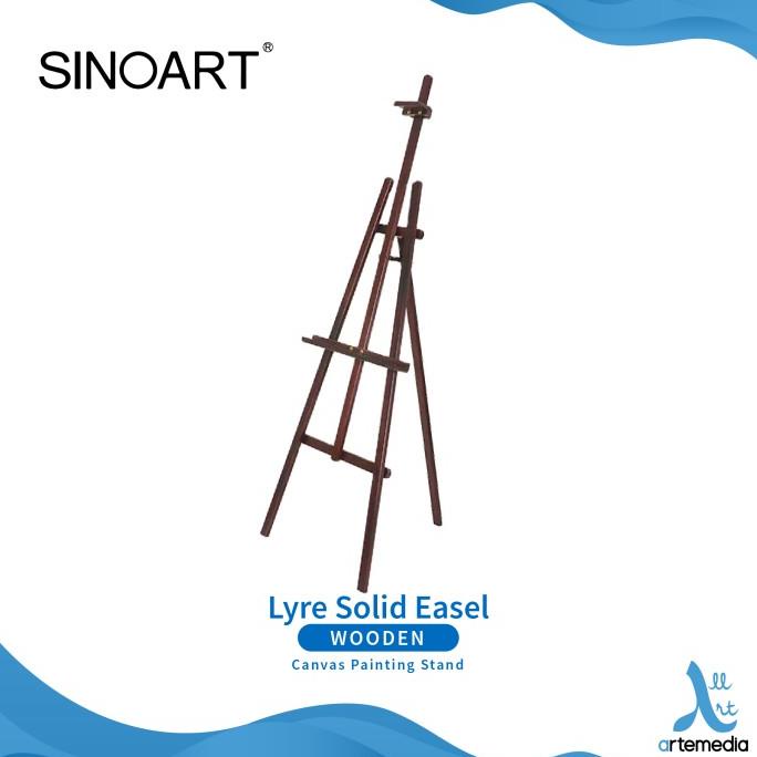 

Easel Lukis Sinoart Lyre Solid Wood Canvas Painting Stand ---READY---