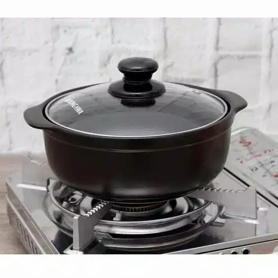 Mangkuk | Dolsot Bowl Mangkuk Anti Panas Mangkok Kompor Korea Tutup Ttukbaegi