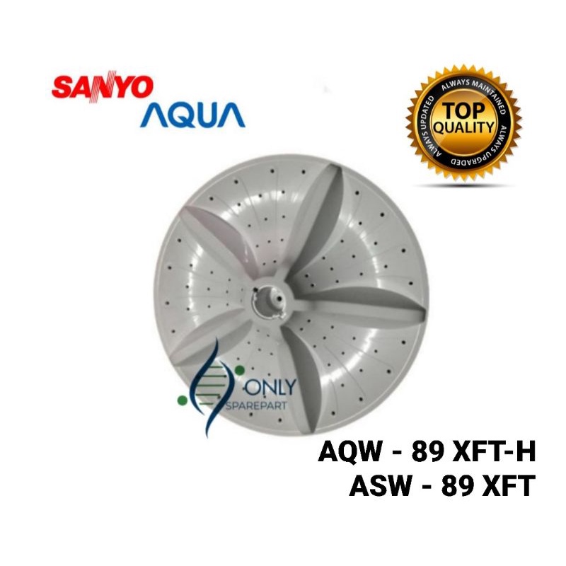 PULSATOR MESIN CUCI SANYO AQUA JAPAN AQW-89 ASW-89XTF ORIGINAL