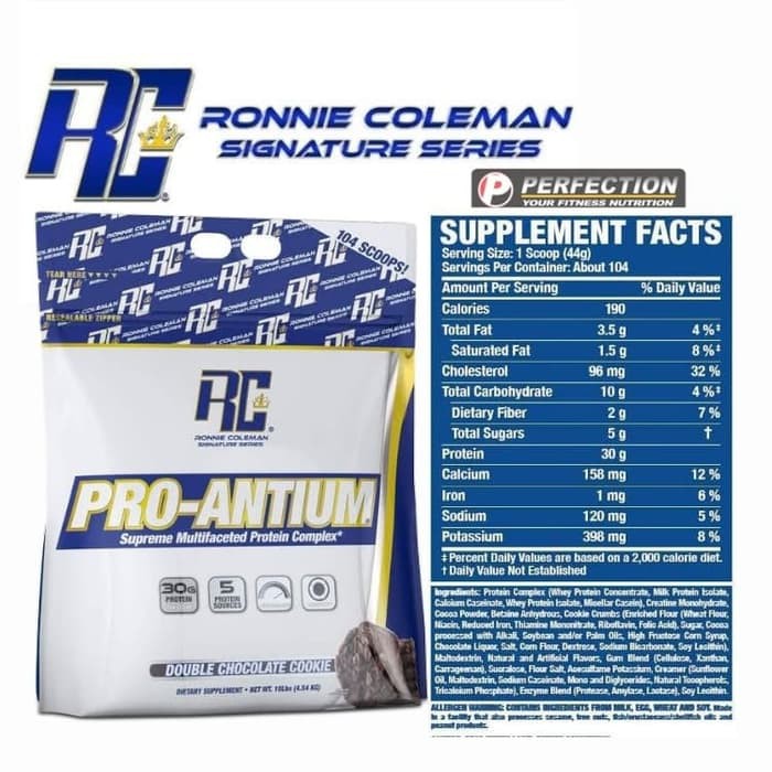 RC PRO ANTIUM 10lb Whey Protein Ronnie cole PROANTIUM 10lbs 10 lb lbs