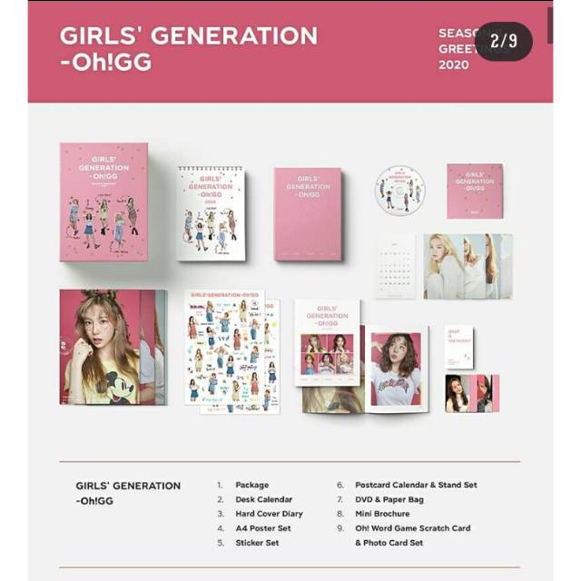 Snsd Oh Gg Season Greetings 2020 snsd 2020