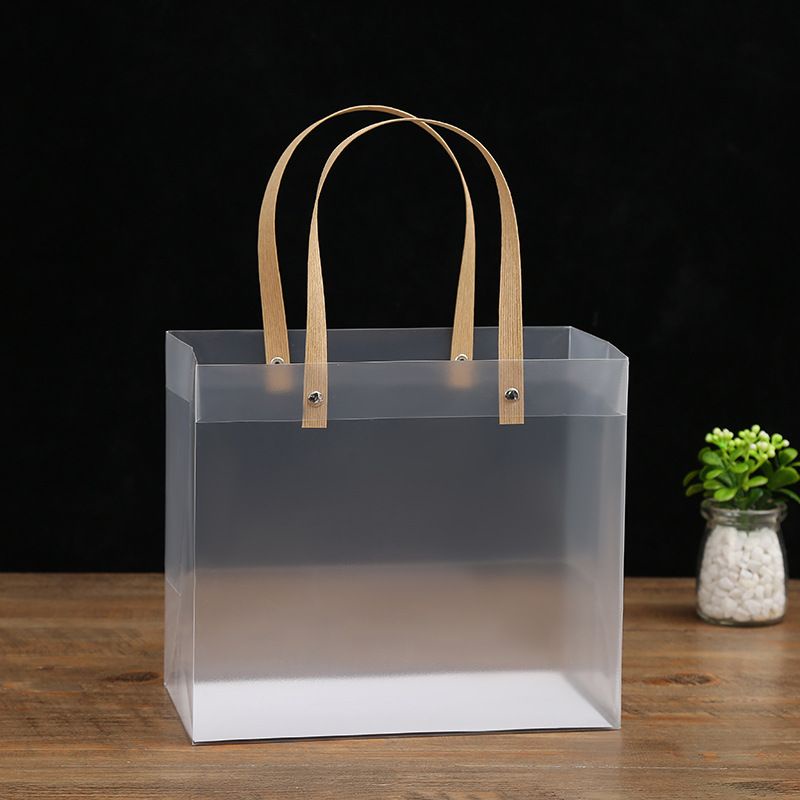 Goodie Bag Transparan Doff Hampers Tote Gift Bag Premium