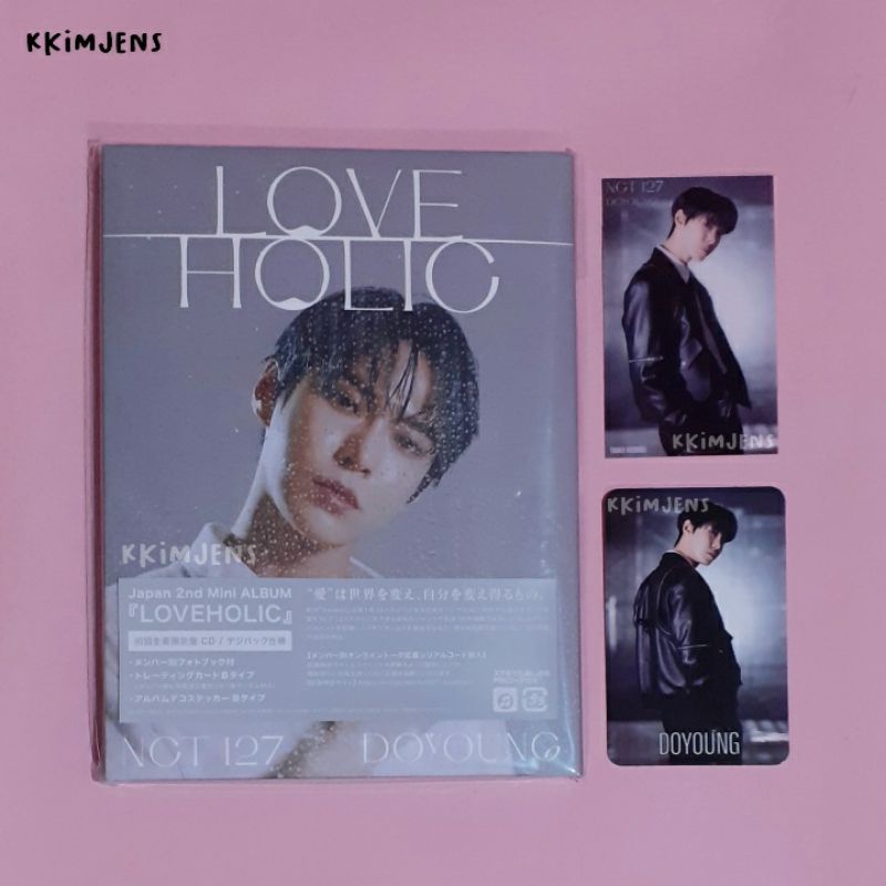 [ fullset unsealed ] nct 127 japan album loveholic — doyoung cover + photocard + pob tower records p