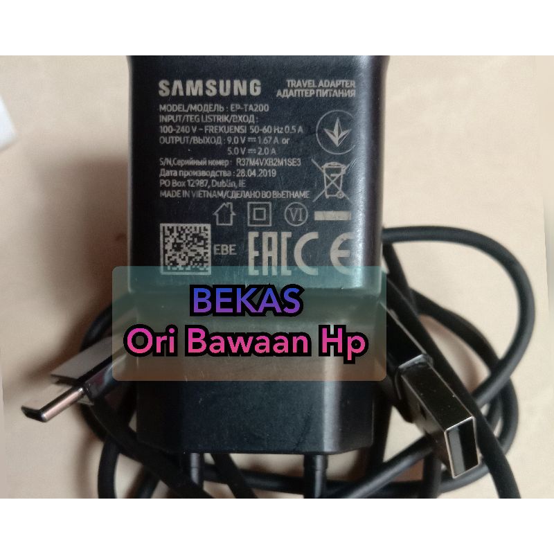 CHARGER SAMSUNG A51 | A52 | A50s | A30s ORI BAWAAN HP TIPE C