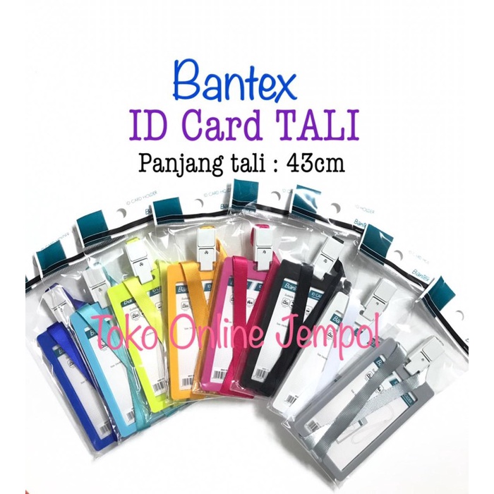 

Aman Id Card Holder Tali Bantex Tempat Kartu Pengenal Name Tag Atk1170Bx Murah