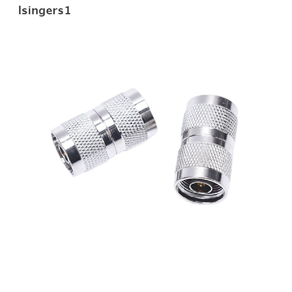 (lsingers1) 2pcs Adapter Konektor Coaxial RF Male Ke N Male