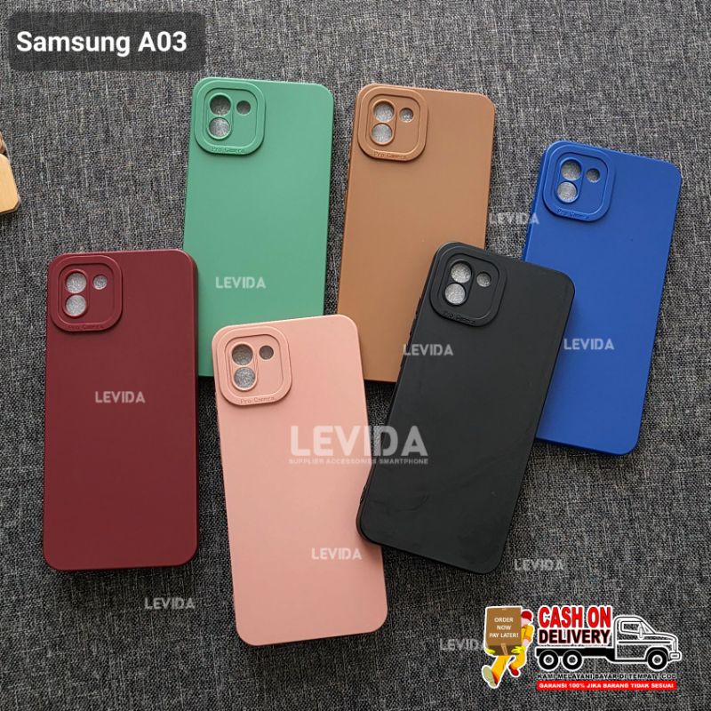Case Samsung A03 2022 Case terbaru Silikon Case Pro Kamera Samsung A03