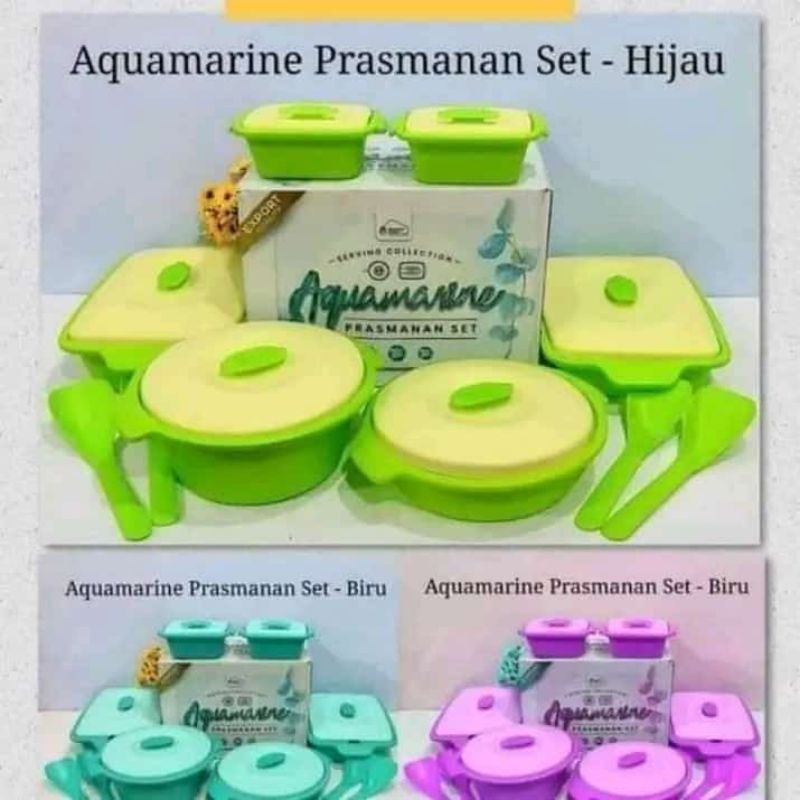 Aquamarine prasmanan set