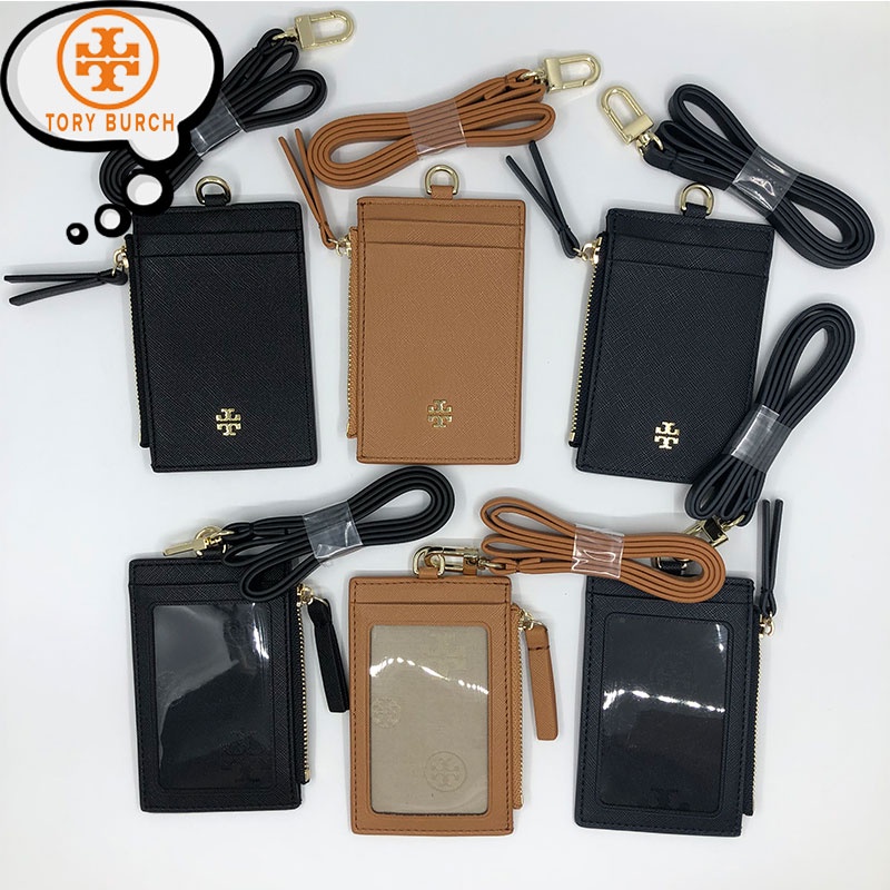 

【Barang spot】Tory Burch TB lanyard/Harga spesial/DIY klasik/name tag holder/ Kartu kerja