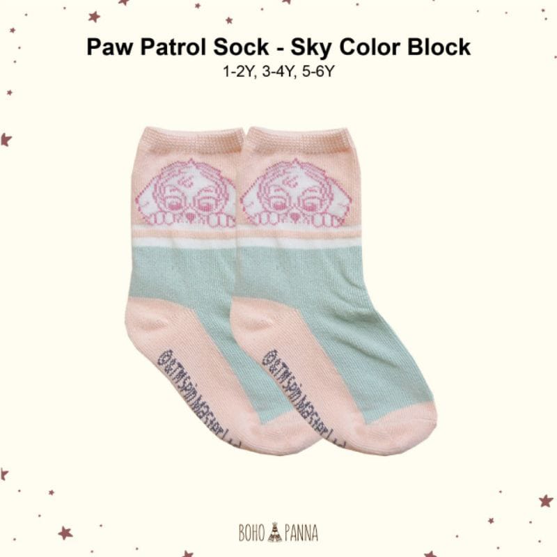 BOHO PAW PATROL KAOS KAKI PAW PATROL SOCK KAOS KAKI ANAK 1-6 tahun