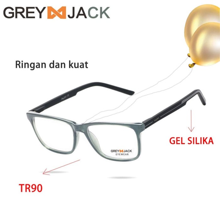 misi- Grey Jack/Frame Kacamata game olahraga /TR90 Gel silika/pria 70021