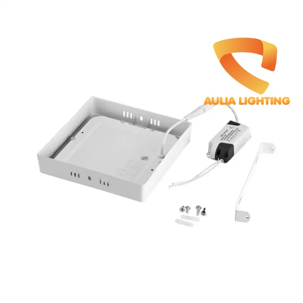 Lampu downlight LED OB panel 6W 12w 18w kotak bulat outbow 6 12 18 w watt persegi plat besi Square Untuk Dak cor beton teras dinding tempel 220v AC Hias plafon petak persegi ceiling Bundar 6Watt 12Watt 18wat 18watt 18wt