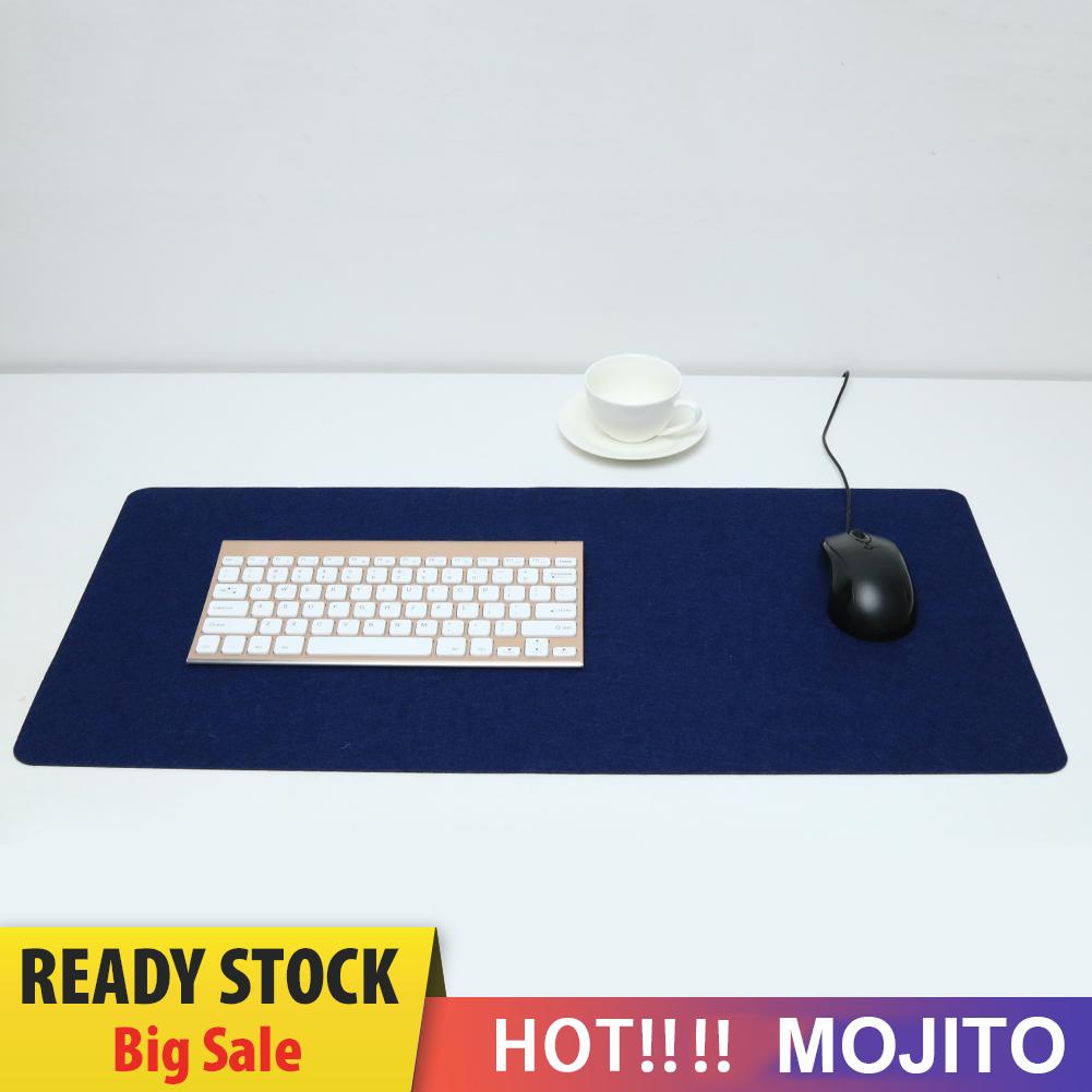 MOJITO Office Computer Desk Mat Modern Table Mouse Pad Wool Felt Laptop Desk Mat