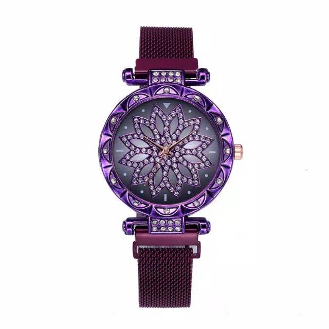 Jam Tangan Wanita Magnetik Motif Baling-baling Hiasan