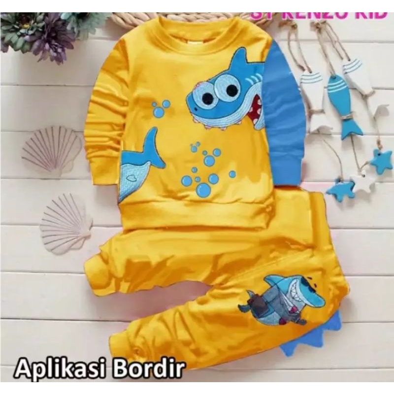 SETELAN ANAK SWATER ANAK LAKI LAKI SWATER ANAK PEREMPUAN MOTIF BEBY SHARK 1-5 THN JAKET ANAK LAKI LAKI JAKET ANAK PEREMPUAN /ATASAN ANAK TERMURAHTAHUN TERBARU