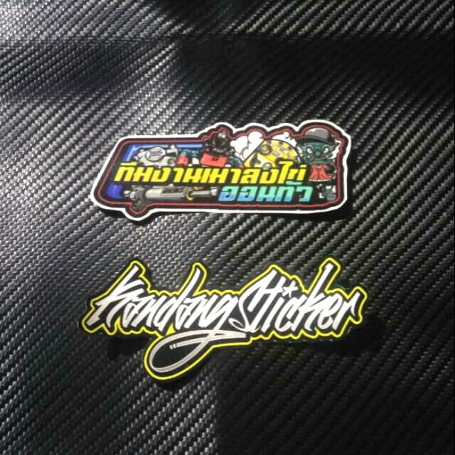 Sticker Mothai Thailooks Babylooks Thailand StreetRacing Motor Modifikasi