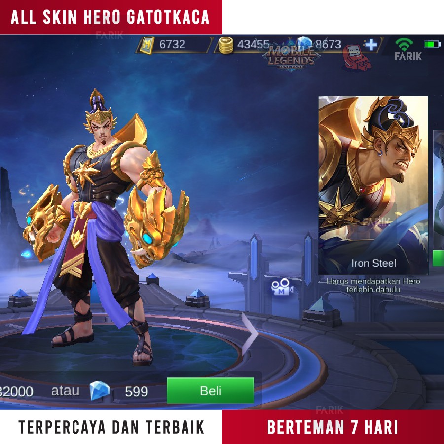 102 Gambar Hero Mobile Legends Gatotkaca HD Gambar Mobil