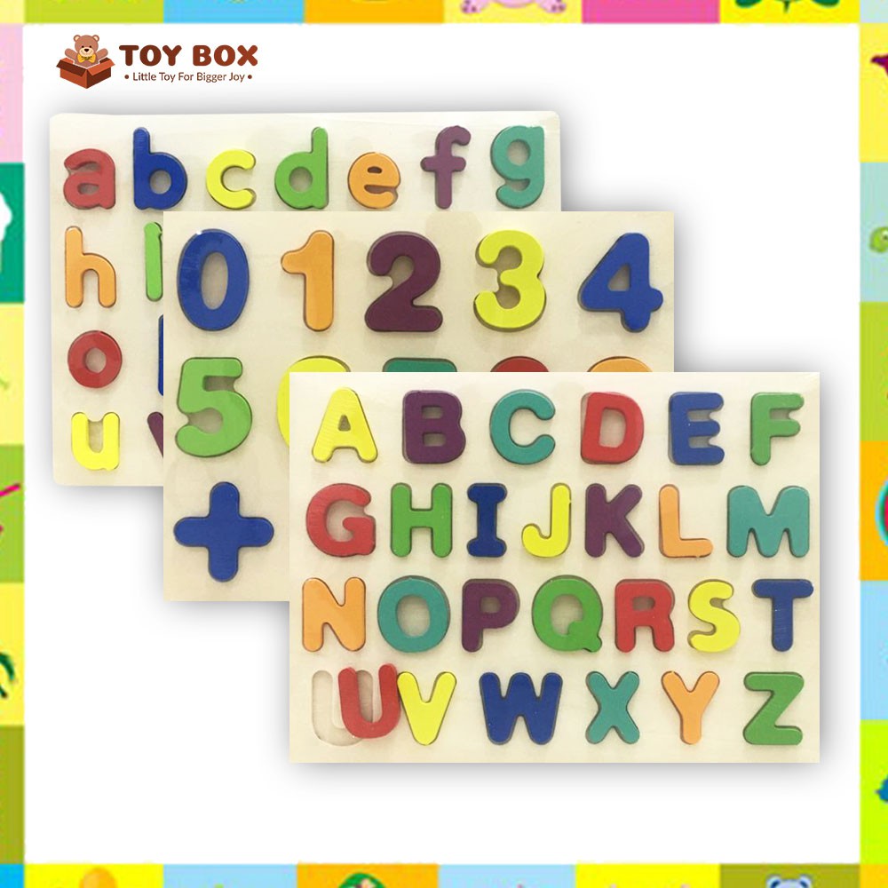  Puzzle  Kayu ABC  Polos 850 Mainan  Edukasi Grosir 