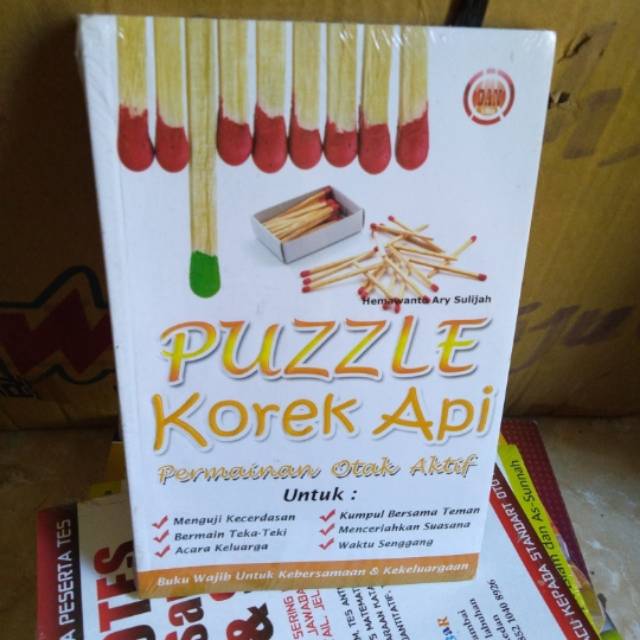 

buku puzzle korek api