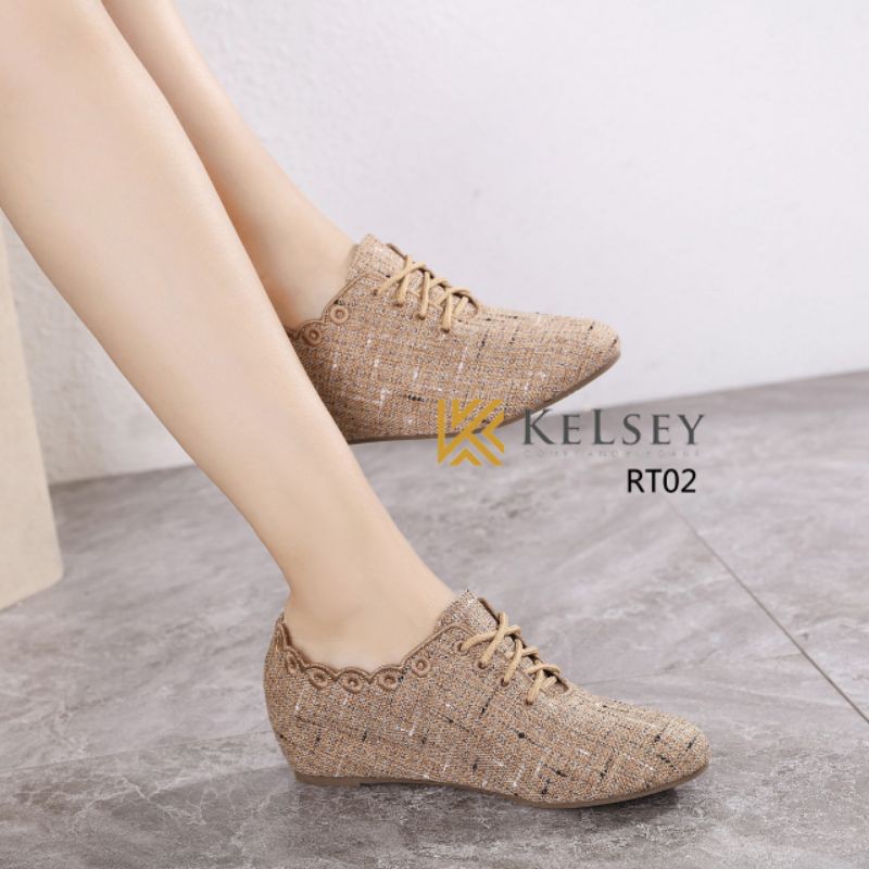 Kelsey Sepatu Wedges Wanita RT02