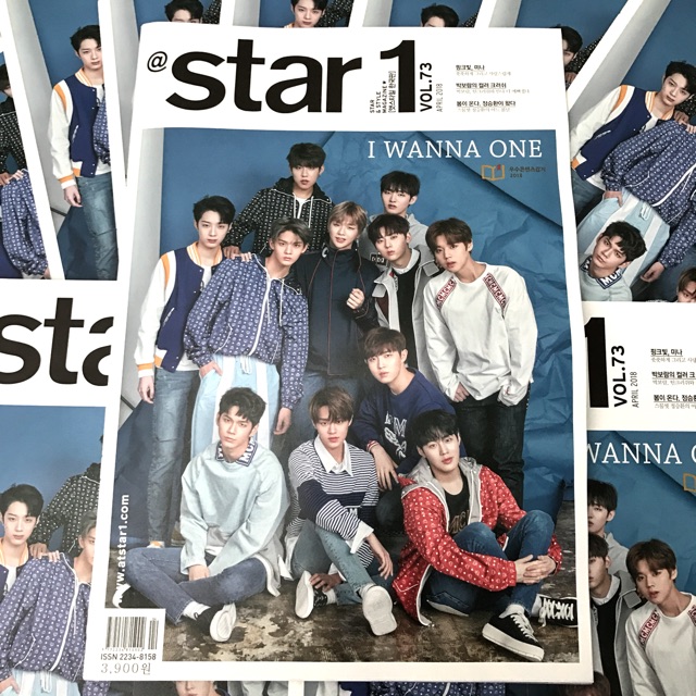 Star1 magazine / Starone magazine / tabloid wannaone / star1 april 2018