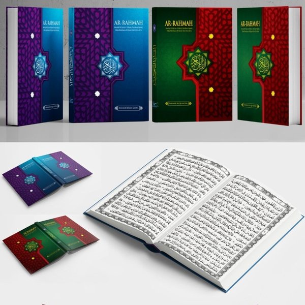 Terbaru Alquran kertas HVS Ar-Rahmah Uk Besar B5 Al-Quran Mushaf Arrahmah