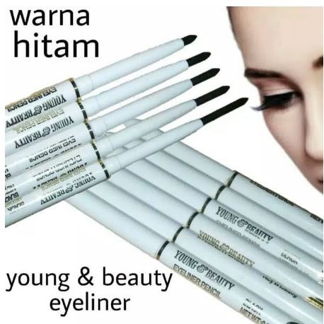 Eyeliner Pensil Waterproof Young & Beauty - Pensil Eyeliner