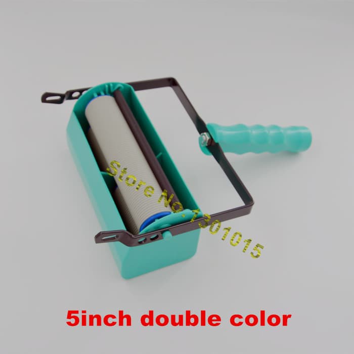 AQX0202-Double Color  5  Decoration Machine Bak Cat Motif Aplikator Paint Roll