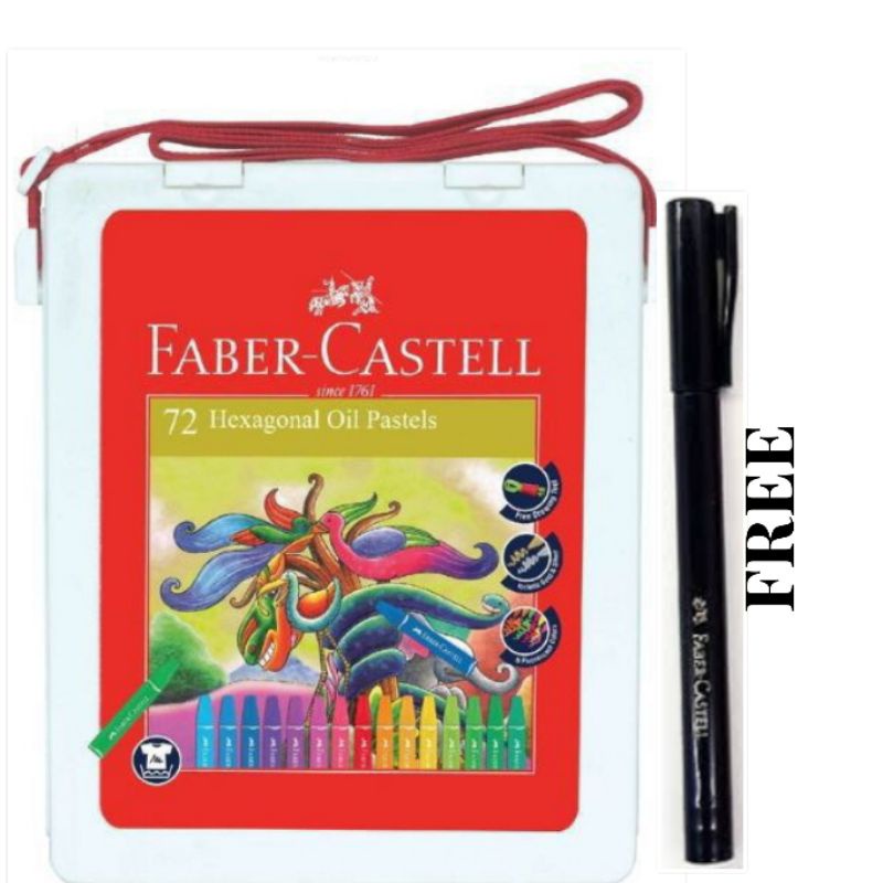 faber castell crayon 72 warna